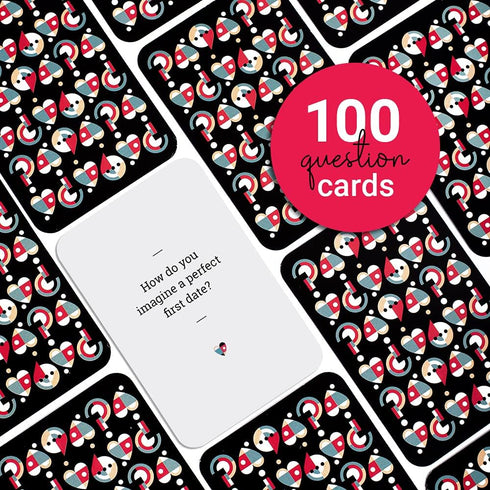 Couples Games Adult Card Games – Fun, Thought-Provoking Question Games for Couples New & Old to Ignite Communication – Party Appropriate & Playable w/Multiple Couples (100 Cards)