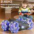 New Gesture Sensing RC Stunt Car with Lights Music, Hand Gesture Control 360° Spins for Boys 6-12