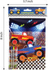 Set 12 48 TINYMILLS Monster Truck Coloring Book with Coloring Books and Crayons Monster Truck Birthday Party Supplies