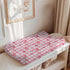 KuphiL10C Girls-16x32 Watercolor Valentine's Day Bows Hearts Checkered Flowers Floral Pattern Baby Changing Pad Cover