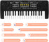 37 3 4 5 6 7 8 9 Raimy Keys Keyboard Piano for Kids, Early Learning Educational Portable Electronic Musical Instrument