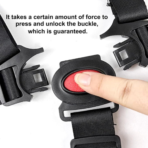 jeeone Replacement,5 High Chair Straps, Adjustable Buggy Straps Point Buckle Design High Chair Straps Suitable