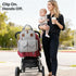 Backpack 4 JSTPRO Diaper Bag - Large Diaper Bag with Portable Changing Pad as Baby Shower Gifts, Lightweight Waterproof