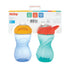 Nuby No-Spill Clik-it Soft Spout 10oz Cup, Leak-Proof & Easy-Grip Design, 2 Pack, 6+M, Neutral Colors
