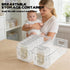 Wopgrty Breastmilk Storage Container, Freezer Flattener Kit, Breastmilk Storage Container, Plastic Storage Bins