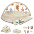 Baby Play Mat, Oversize Shell Tummy Time Mat with 6 Detachable Baby