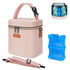 Mancro Baby Bottle Bag for Breastmilk, Breast Milk Cooler Bag with Ice