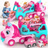 newcrave 7 in 1 Carrier Truck Cars Toys for 1 2 3
