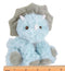 Bearington Lil' Tracer Plush Dinosaur - 5 inch Stuffed Animal with Rattle for Kids