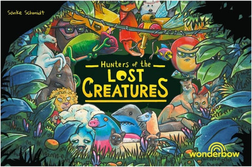 Hunters of The Lost Creatures - Fun Family Card Game for Ages 5+, 2-5 Players, Full of Puns
