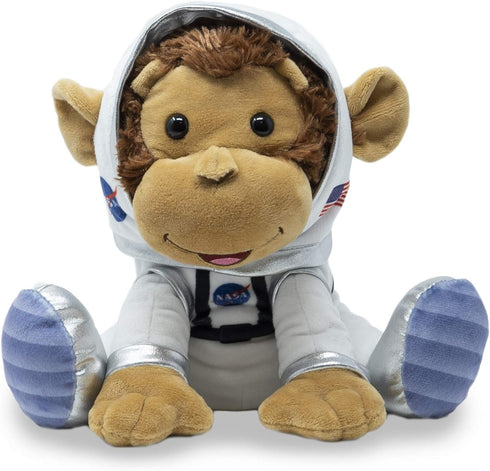 Cuddle Barn - Astro The Monkey Animated Stuffed Animal Plush Toy, 9 inches, Twirls and Makes Cute Sounds