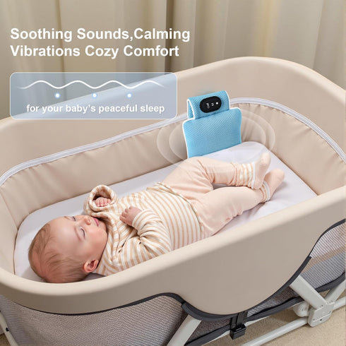 SNOVVI 3 90M Baby Vibrating Soother,Baby Patter for Sleep,Rechargeable Baby Sleep Soother Pad with Vibration Modes