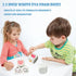 2.5 Inch White EVA Foam Dices, 12 PCS for Kids Graffiti, Building Blocks, Creative Painting Party Supplies