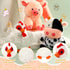 5 Pack Farm Plush Animals Set - 10 Inches Soft Stuffed Barnyard Animals Toy for Birthday Party Decoration Supplies