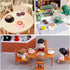 84Pcs 15-30mm Cheriswelry Miniature Coffee Mugs Resin Coffee Beans Cups Miniature Ornaments Food Kitchen Dollhouse