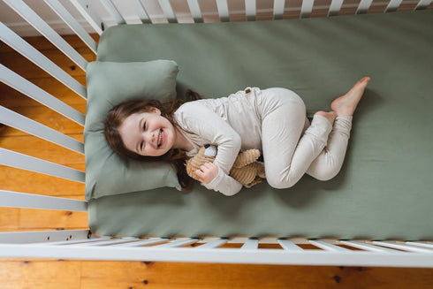 2 Pack 13"x 18" Pobibaby - Premium Toddler Solid Pillowcase Sized - Ultra Soft Jersey Knit - Crib Pillow, Kids Pillow