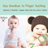 2 Pack 0-6 6-12 Baby Teething Toys for & Months, Food Grade Silicone Teething Mitten Anti-Drop Wrist Hand Teether, BPA