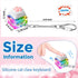 Sensory Fidget Keychain - Stress Relief Clicker for ADHD & Autism