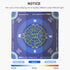 32.4" 32.4" Mahjong Mat for Table with Carrying Bag, x Non-Slip Neoprene Mahjong Mat with Rules, Noise-Reducing Gaming