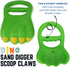 Liberty Imports 13 PCS Beach Sand Toys, Dinosaur Claw Hand Scoop Play Set with Bucket and Molds for Kids