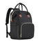 Femuar Diaper Bag Backpack, Multifunction Maternity Nappy Bag for Girls & Boys, Large Capacity, Dark Black