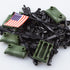 Pack 3 Weapons Military Weapons Accessories WWII Soldier Model Toys Military Equipment Battle Blocks Bricks Children's