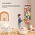 GGUO Hammock Corner Stuffed Animal Storage Net - Stuffed Animals Holder with Lights - Plush Toy Organizer Hanging