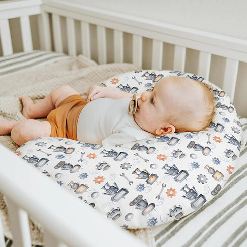 Watercolor Robots Baby Nursing Pillow Covers for Boy Girl Cute Robotic Character Nursery Feeding Pillowcase