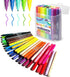 International Arrivals Happido Set of 36 Double Sided Markers, Non-Toxic for Kids Ages 4-8, Vibrant Coloring