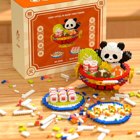 QMEAKMONY Mini Building Blocks Panda Sets, Cute Micro Mini Panda Bricks for Adults, Perfect Party Favors (2236 PCS)