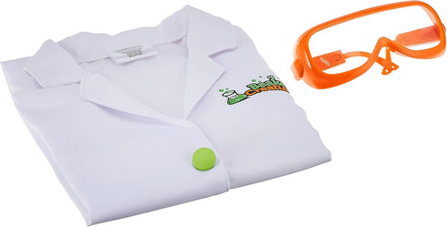 Learning Resources Beaker Creatures Lab Gear - 2 Pieces Lab Coat & Glasses for Kids, STEM Toys Ages 5+