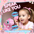 2.4GHZ Remote Control Car Pink Dinosaur Toy, Remote Control Girls Dinosaur Toys Pink RC Drifting Car, Recording