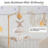 57.4 Inch FEISIKE Baby Crib Mobile Arm with Music Box Spin Motor, Mobile Arm for Crib Wooden Nursery Decor Hanger