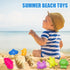 Holady 17 Set Pcs Beach Toy for Kids - Includes Bucket, Molds, Shovel, Rake, Sifter & Castle Toys - Sand Bucket