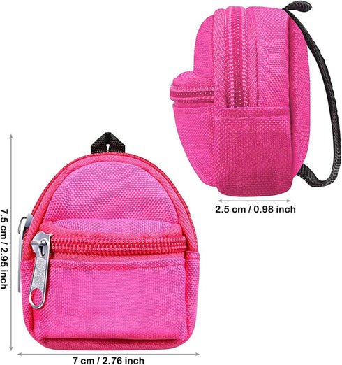 5 2 Backpack 2 1 11.5 inch BARWA Pcs Doll Travel Accessories Doll Bag with Zipper with Sunglasses Telescope for Dolls