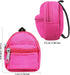 5 2 Backpack 2 1 11.5 inch BARWA Pcs Doll Travel Accessories Doll Bag with Zipper with Sunglasses Telescope for Dolls