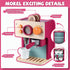 3 4 5 Set GAGAKU Wooden Coffee Machine Toy for Toddlers, Montessori Learning Toys for Year Old Girls & Boys, Realistic