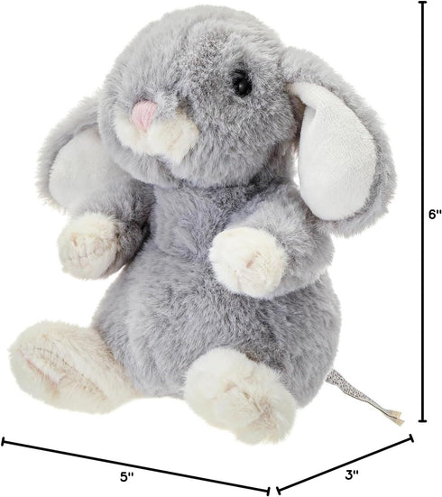 DILLY DUDU Kids(6-inch) Gray Bunny/Rabbit Stuffed Animal Plush,Plush Toy,Gifts