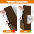 Anti Tip Furniture Anchors (10 Packs) - Baby Proofing Wall Anchor Straps for Dresser Safety, White
