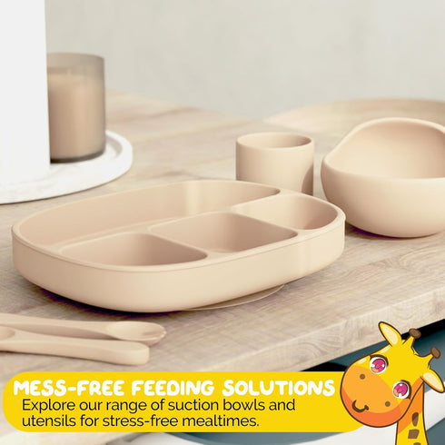 Sets (6 Set) Baby Essentials by Muqee Peeko with BLW Supplies and Kids Feeding - Food Grade Silicone Piece
