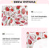 Set, Fitted Crib Sheets for Boys Girls, Soft Breathable Comfortable Watercolor Strawberries Baby Sheet Crib Sheets Fits