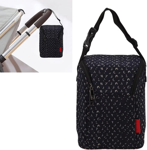 LBEC Baby Bottle Bag Waterproof Nylon Bottle Insulation Bag (Dark Blue)