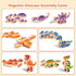 3-6 INIFEIDALA Magnetic Wooden Dinosaur Building Blocks, Take Apart STEM Montessori Educational Toy, Fine Motor Skills