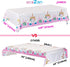 Lifestyle Extra-Large 2 Pack Unicorn Tablecloth - 108"x54" Disposable Table Cover for Birthday Party & Baby Shower