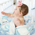 Cozy 30x40 Bow Blanket Blue Bows Soft Throw Blanket Reversible Premium Fabric for Best Comfort