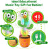 JAKCJFII Rechargeable Dancing Talking Cactus Baby Toys for Toddlers Boys Girls, Singing Mimicking Recording Toy Repeats