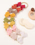 jollybows 20pcs Baby Girls Nylon Hair Bows - Headbands Elastic Hair Accessories for Kids Infants Newborn
