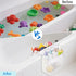 2 Saddle Shape Bath Toy Organizer, Compartments Wide Opening Mesh Bath Tub Toy Storage for Easy Access to Toys, Side