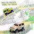 JITTERYGIT Replacement Cars for Tracks, Extra Race Car Accessories for Dinosaur Race Track, 2 Jeeps Pack