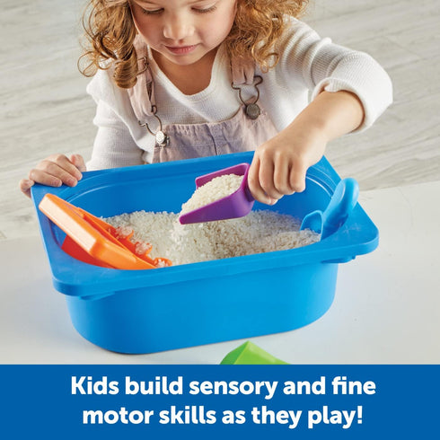 Learning Resources Helping Hands Sensory Scoops - 4 Pieces, Fine Motor Skills Toys for Children Ages 3+